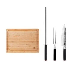 Set BBQ Deluxe Couteaux Pakka