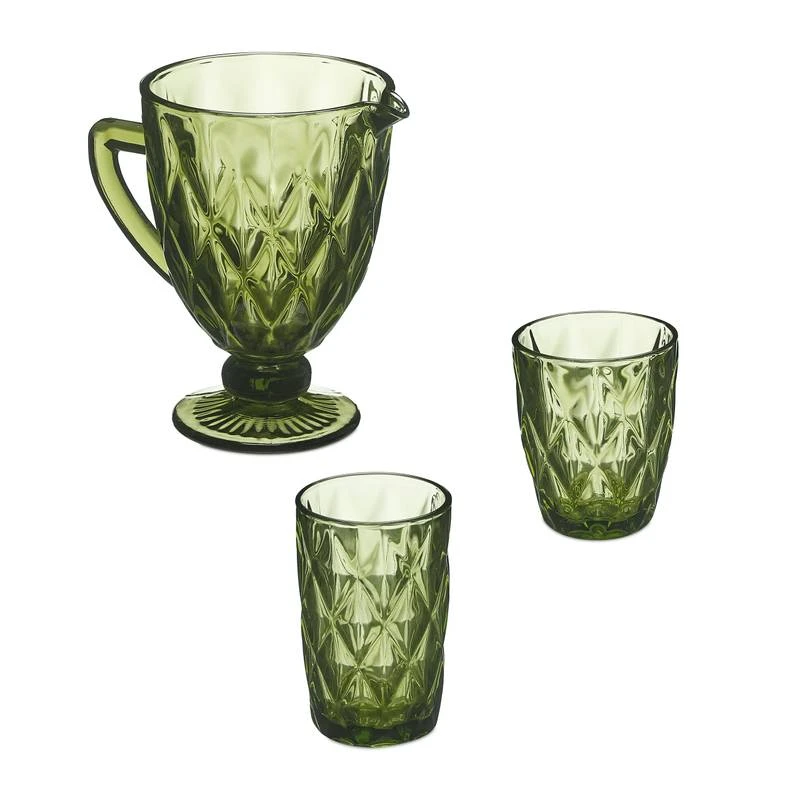 Lot De 7 Verres Verts – Image 6