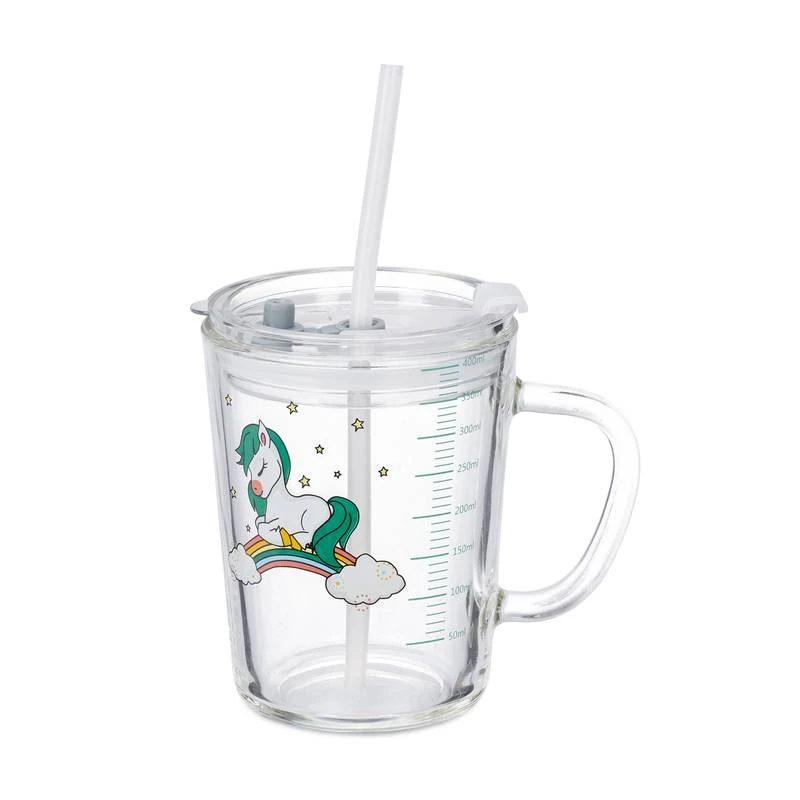 2x Verres Pour Enfant Motif De Licorne – Image 5