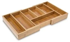 Range-Couverts Ajustable Bambou