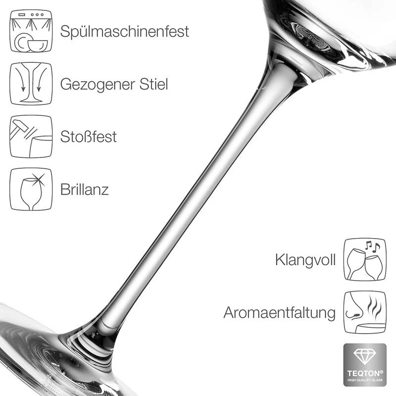 Leonardo Verres à Vin Cheers II (lot De 6) – Image 6