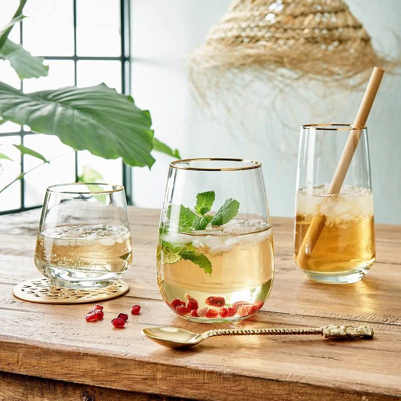 Verres à Cocktail TOUCH GOLD (lot De 6) – Image 2