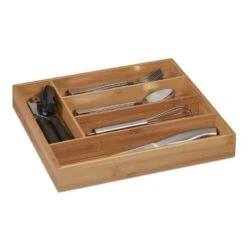 Range-couvert Bambou 5 Compartiments