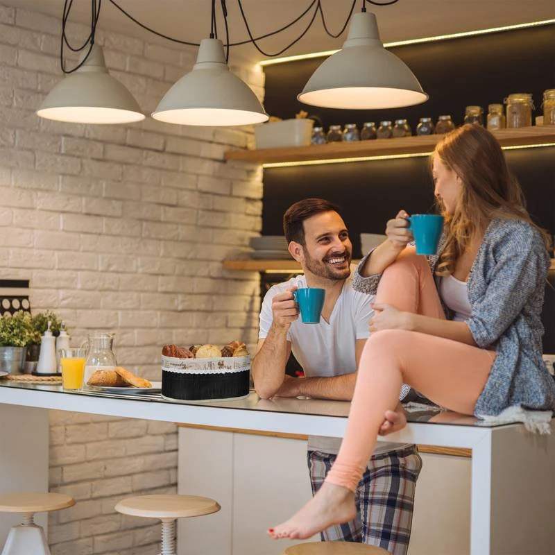 Corbeille De Pain En Bambou Noire – Image 3