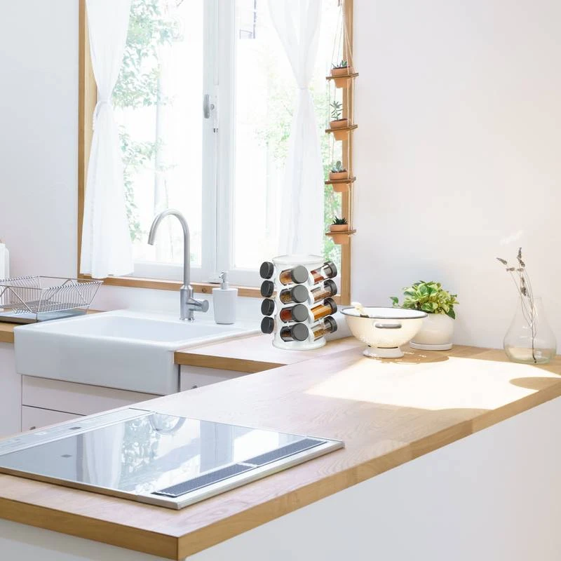 Carrousel à épices Blanc 16 Pots – Image 4