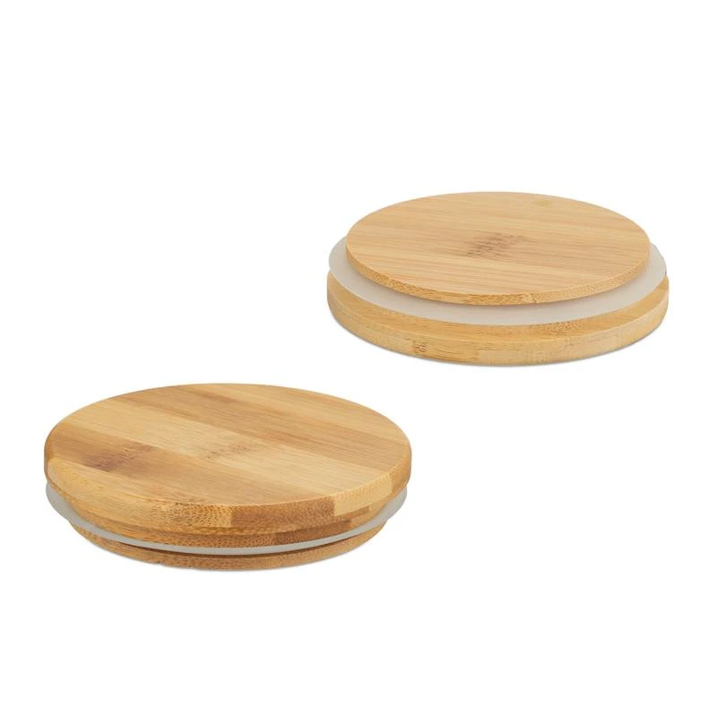 Lot De 3 Bocaux Ronds En Verre – Image 6