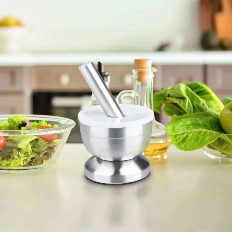 Mortier Pilon Acier Inoxydable – Image 2