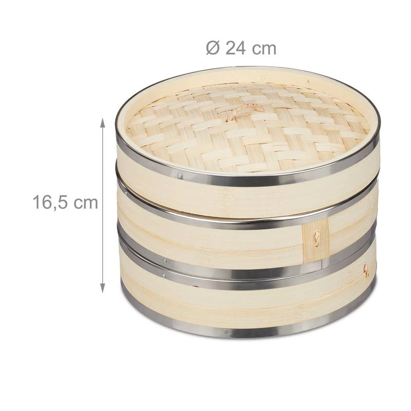 Cuiseur Vapeur Bambou 2 Niveaux – Image 10