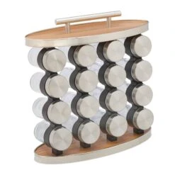 Lot De 16 Pots à épices Avec Support