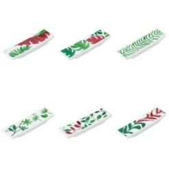 Coffret De 6 Porte-couteaux Bornéo Rouge