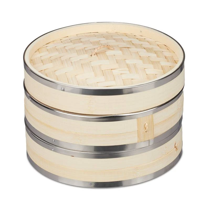 Cuiseur Vapeur Bambou 2 Niveaux – Image 5