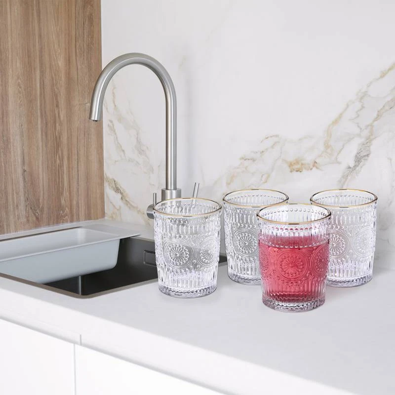 Lot De 4 Verres Avec Motifs 300 Ml – Image 2
