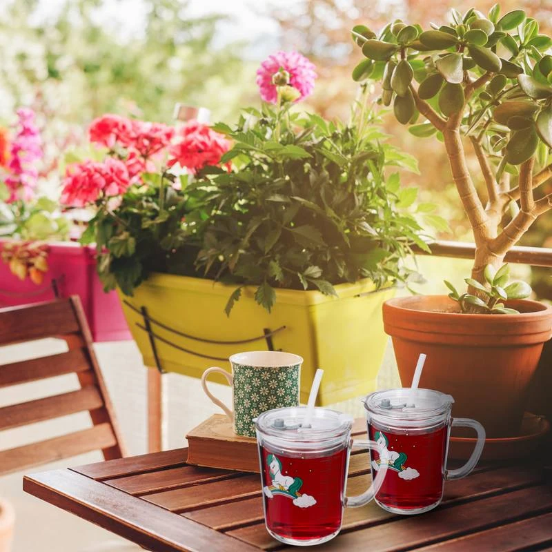 2x Verres Pour Enfant Motif De Licorne – Image 2