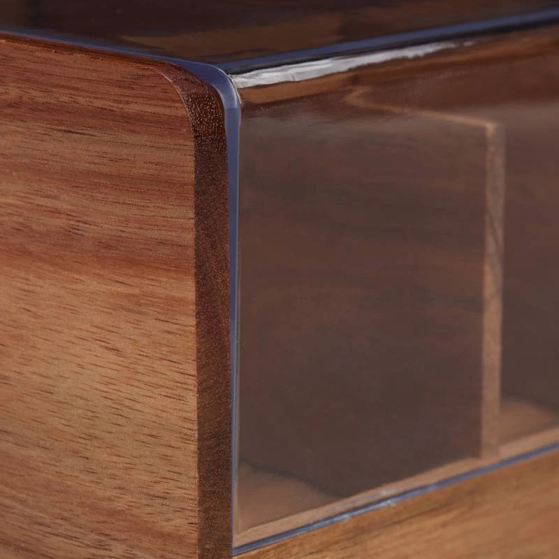 Boîte à Thé Bois Acacia – Image 8