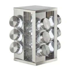 Tourniquet à épices Carré Avec 12 Pots