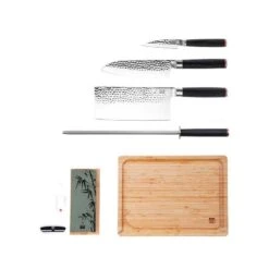 Set Asiatique Deluxe Couteaux Pakka