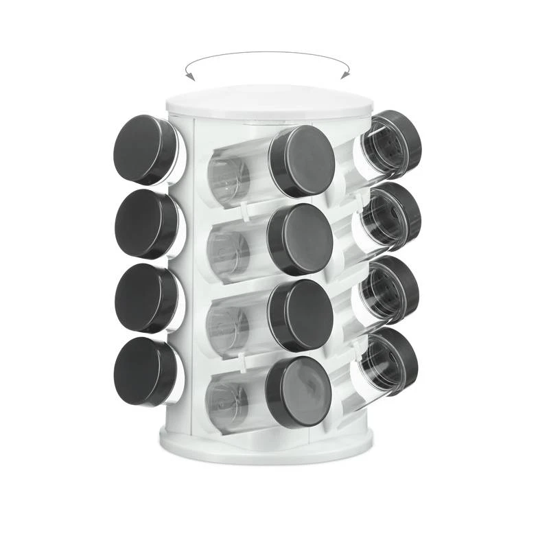 Carrousel à épices Blanc 16 Pots – Image 6