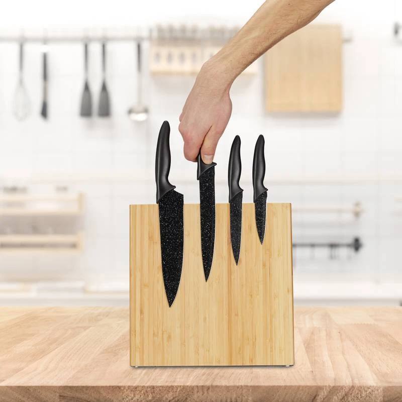 Bloc Couteaux Aimanté En Bambou – Image 2