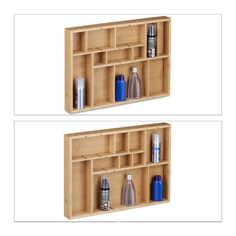 Organiseur De Tiroir Ajustable Bambou – Image 7