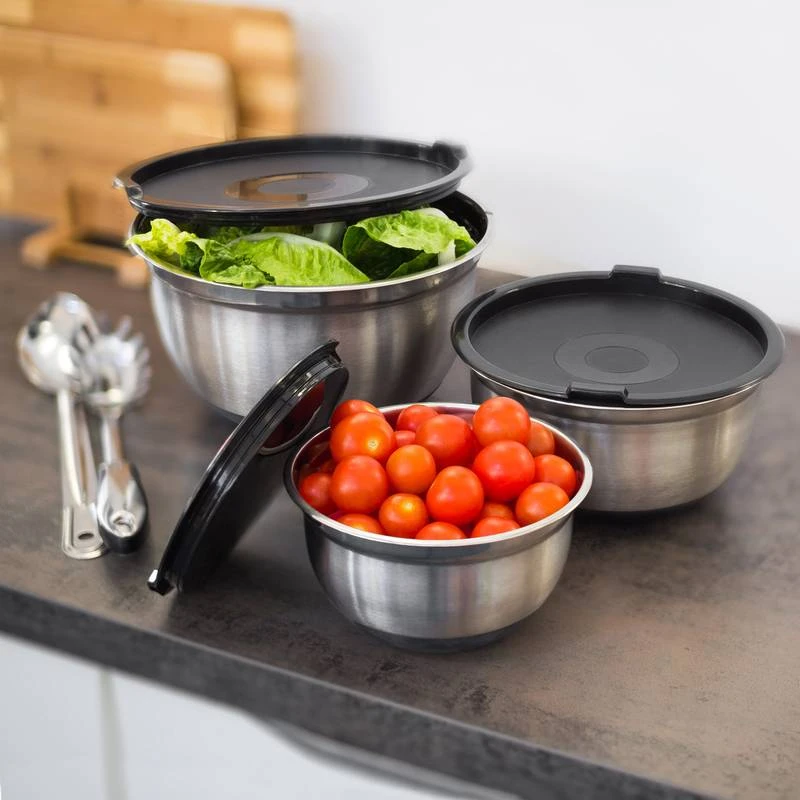 Lot De 3 Bols En Acier Inoxydable – Image 9