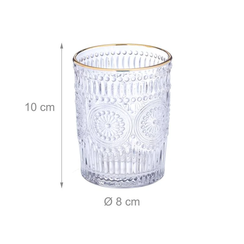 Lot De 4 Verres Avec Motifs 300 Ml – Image 8