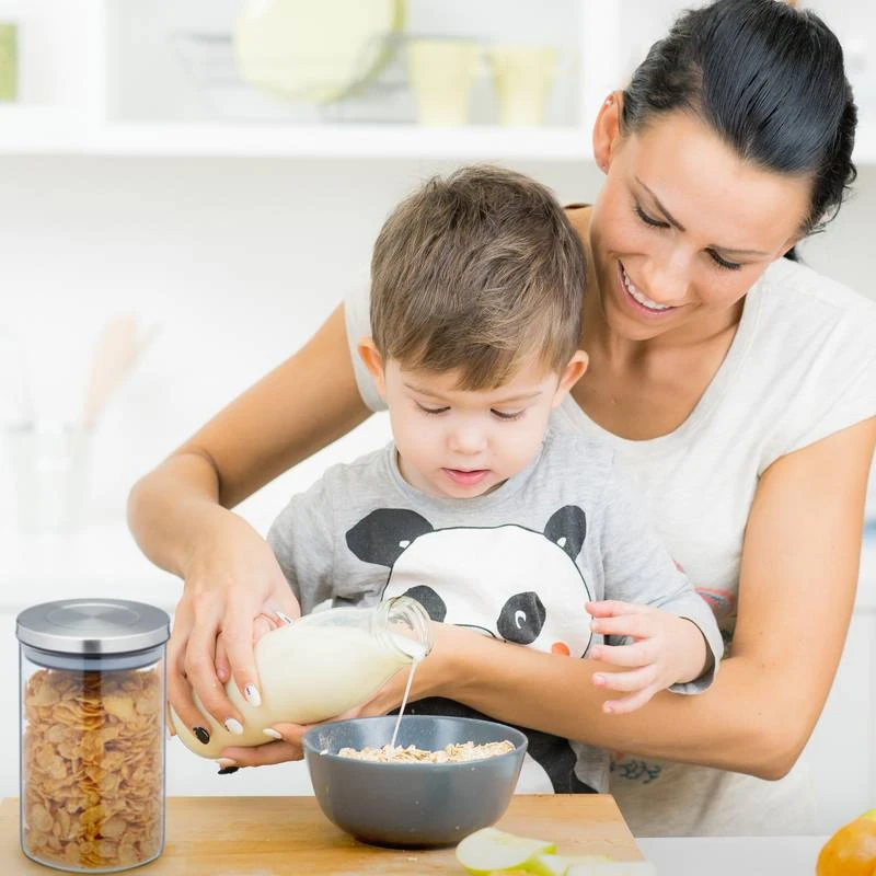 Lot De 3 Bocaux En Verre De 800 Ml – Image 3