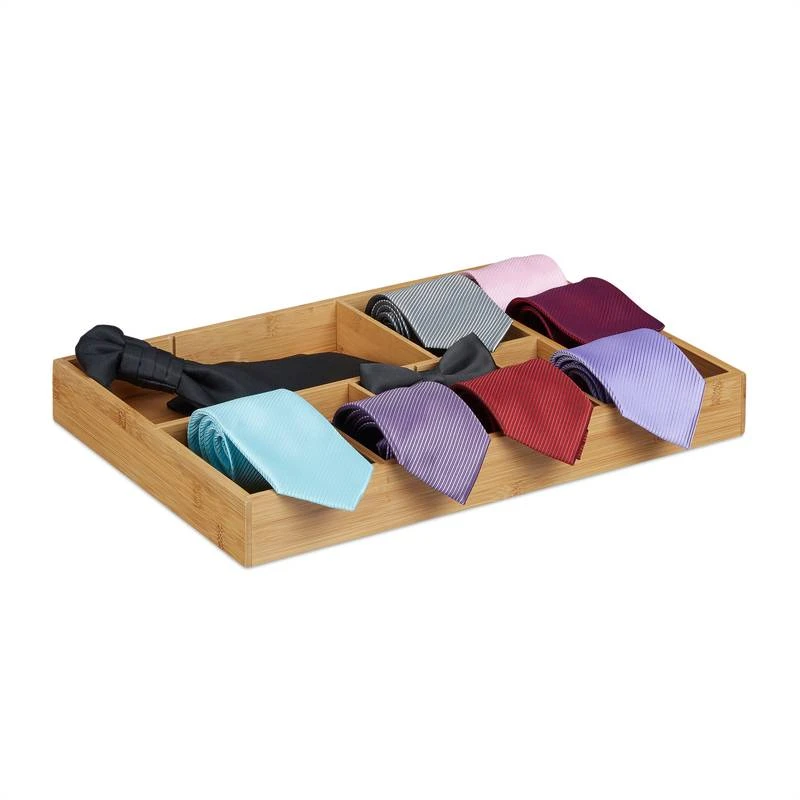 Organiseur De Tiroir Ajustable Bambou – Image 5