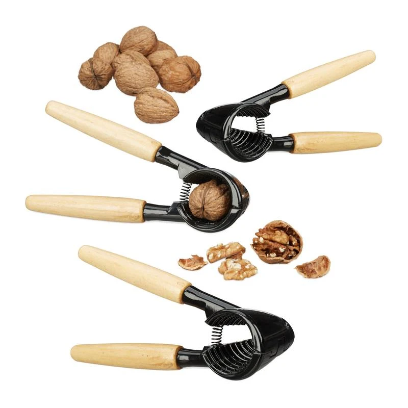 3x Casse-noisettes Avec Manche En Bois