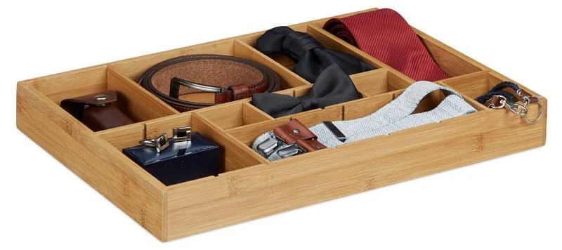 Organiseur De Tiroir Ajustable Bambou