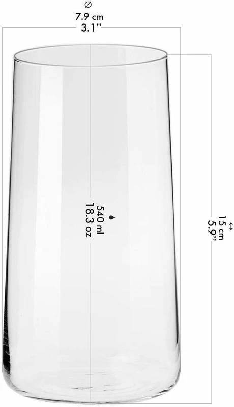 Krosno Avant-Garde Verres D’eau Haut – Image 5