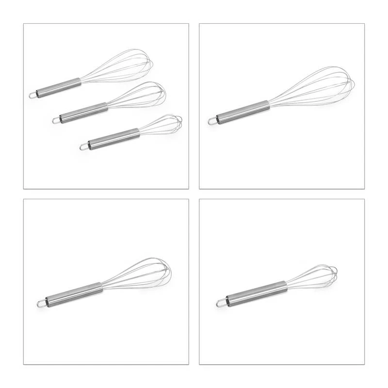 Lot De 9 Fouets De Cuisine En Inox – Image 6