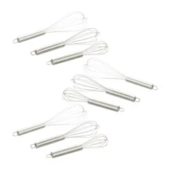 Lot De 9 Fouets De Cuisine En Inox