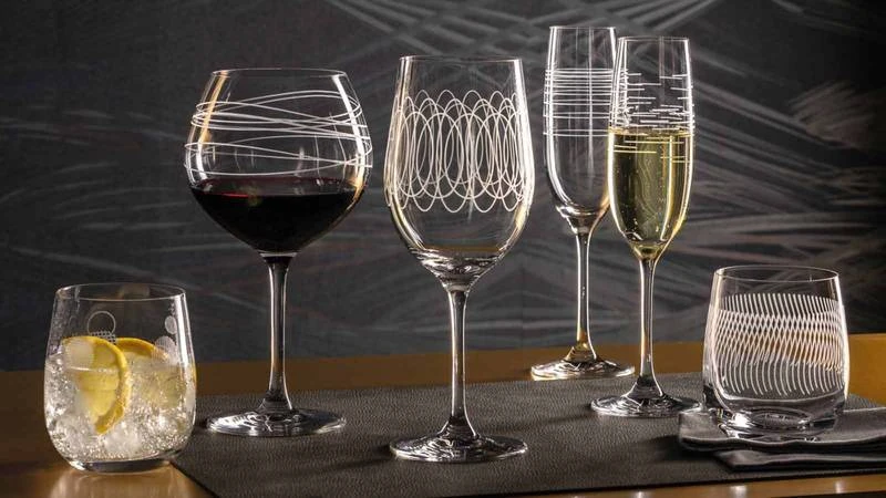 Leonardo Lot De 6 Verres à Vin Gravés 430ml – Image 3