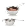 2x Récipients Bain Marie Casserole Inox