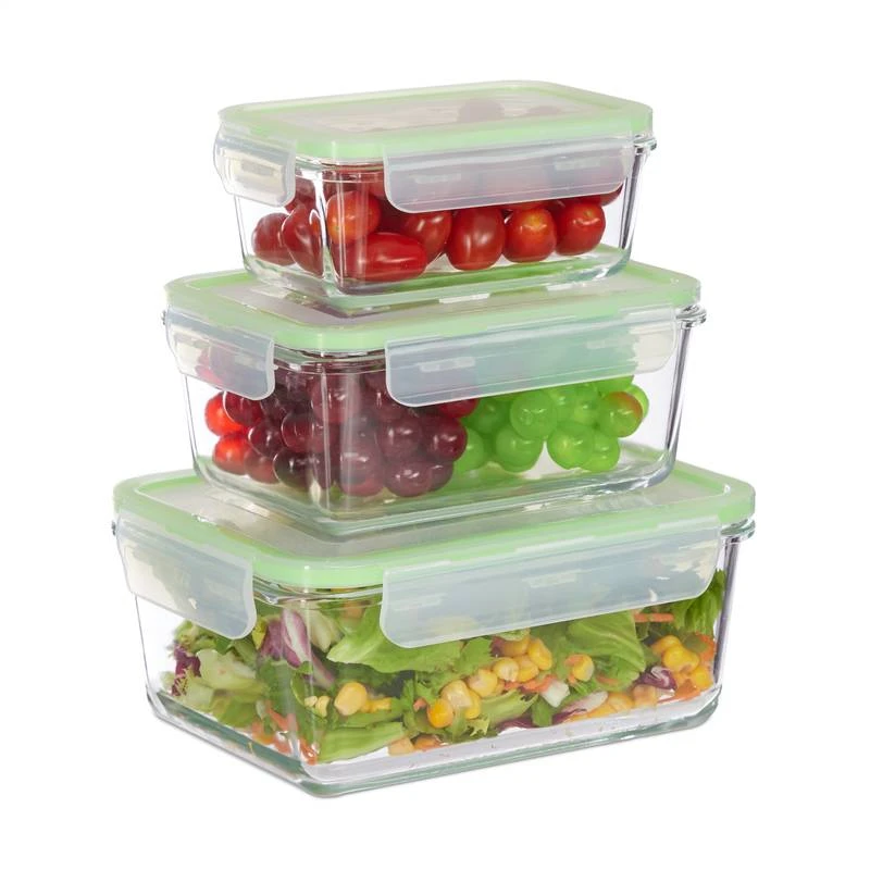 Lot De 3 Boîtes De Conservation En Verre – Image 5