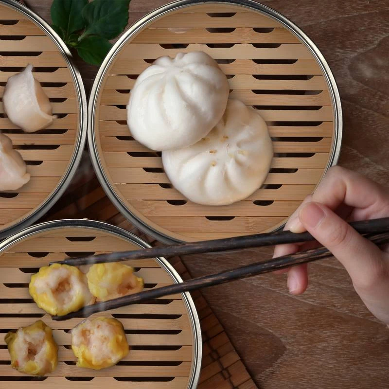 Cuiseur Vapeur Bambou 2 Niveaux – Image 4