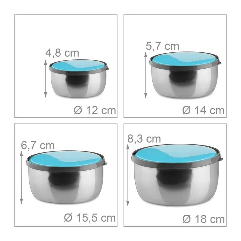 Lot De 4 Bols Avec Couvercle – Image 12