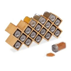 Étagère D'épices Avec 18 Récipients
