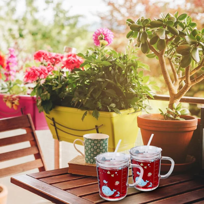 2x Verres Pour Enfant Motif De Baleine – Image 2