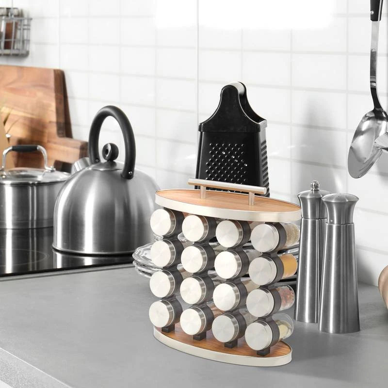 Lot De 16 Pots à épices Avec Support – Image 2