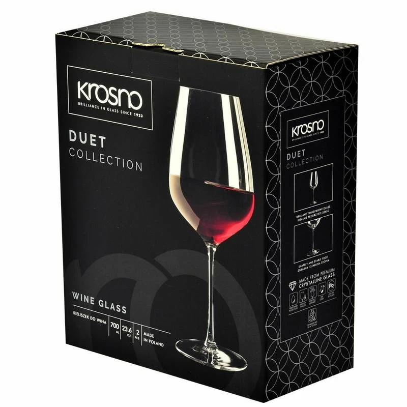 Krosno Duet Verres à Vin Rouge – Image 6