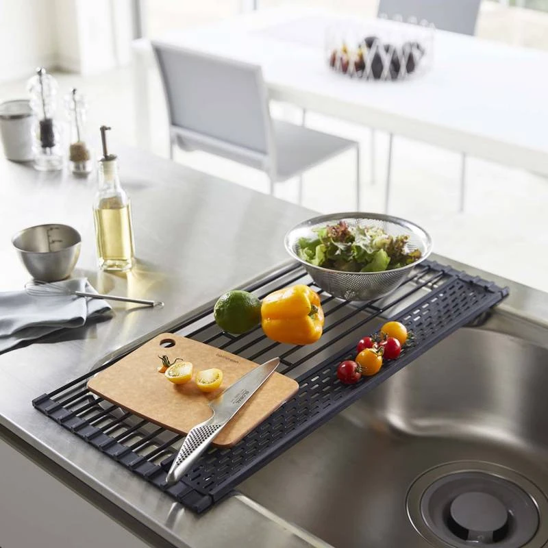 Yamazaki Egouttoir Pliable En Métal Et Silicone D – Image 3