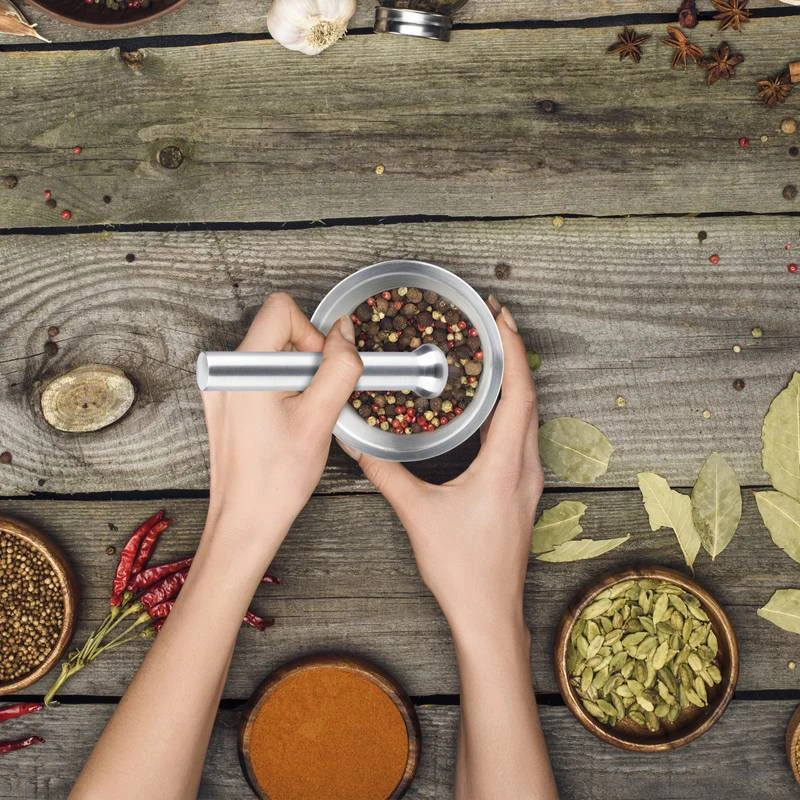 Mortier Pilon Acier Inoxydable – Image 3