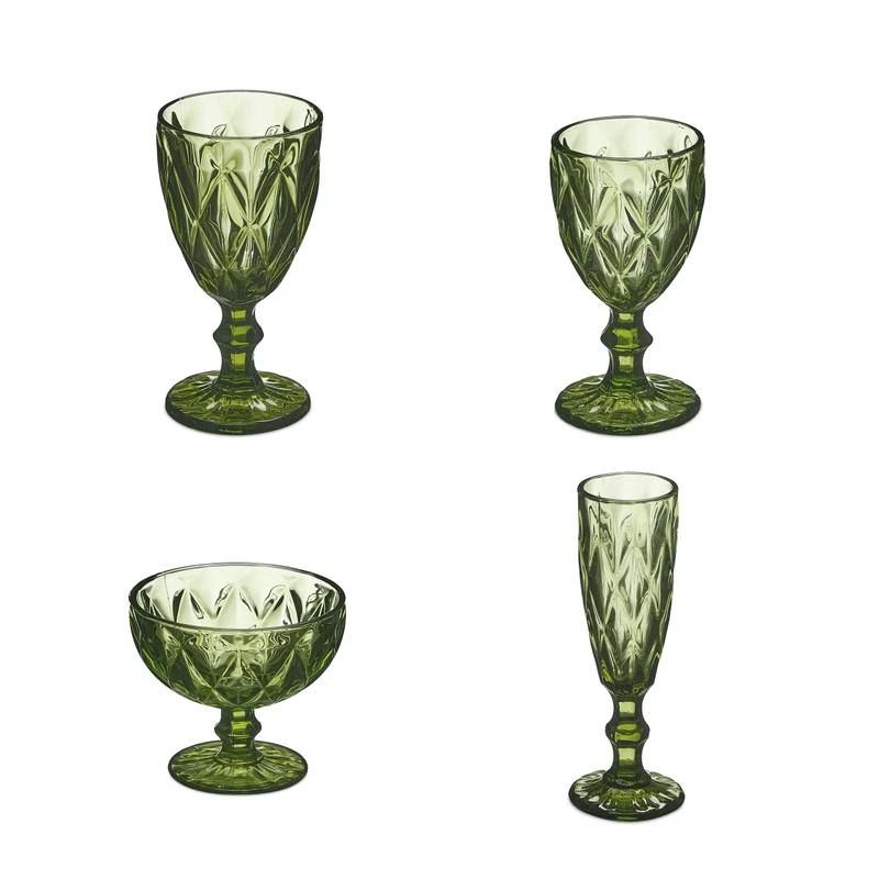 Lot De 7 Verres Verts – Image 5