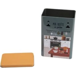 Amadeus Boîte à Pâtes En Métal Avec Imprimés