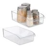 Lot De 2 Bacs De Frigo Transparents