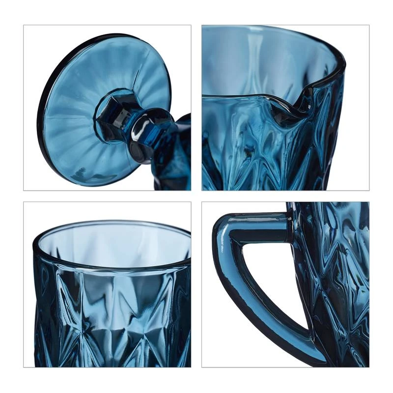 Lot De 7 Verres Bleus – Image 7