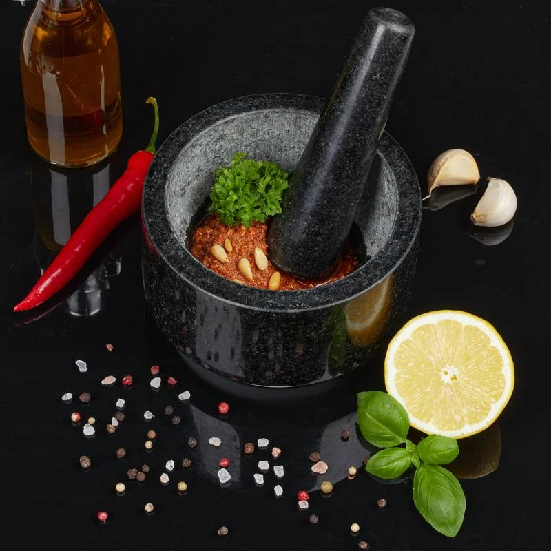 Mortier En Granit Pilon Antidérappant – Image 2