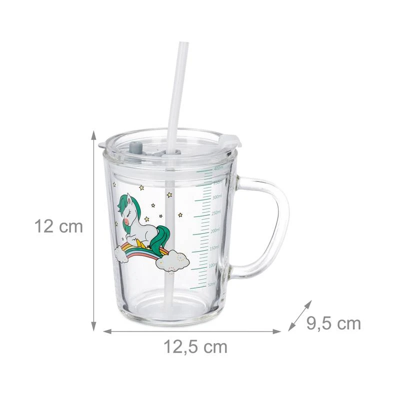 2x Verres Pour Enfant Motif De Licorne – Image 10